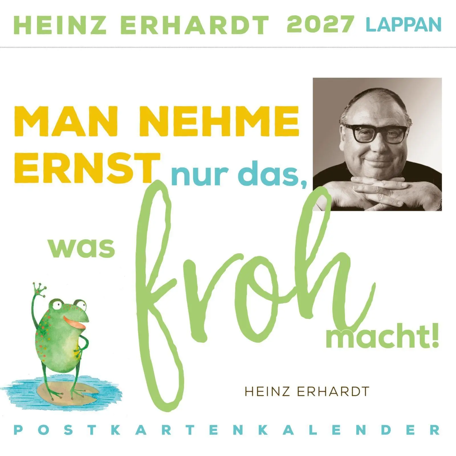 Cover: 9783830322832 | Heinz Erhardt: Postkartenkalender 2027 | Heinz Erhardt | Kalender