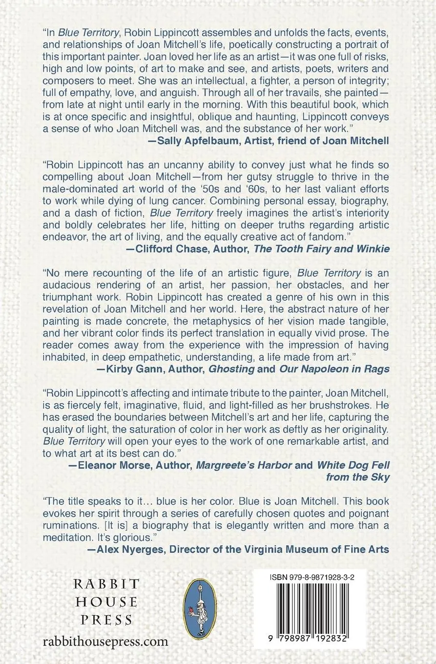 Rückseite: 9798987192832 | BLUE TERRITORY | A meditation on the life and work of Joan Mitchell