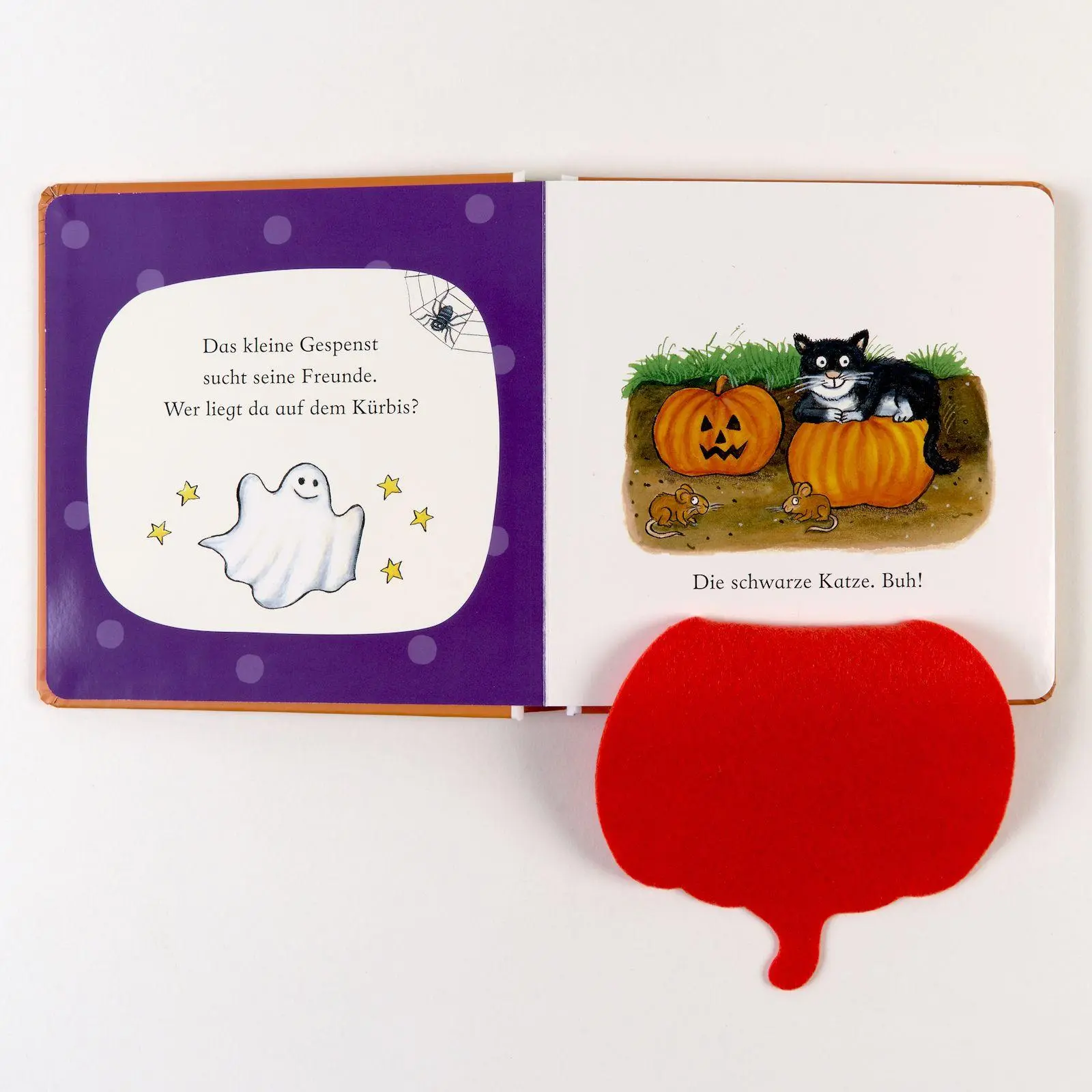 Bild: 9783407752932 | Such mal! Wer versteckt sich an Halloween? | Fühlbuch mit Filzklappen