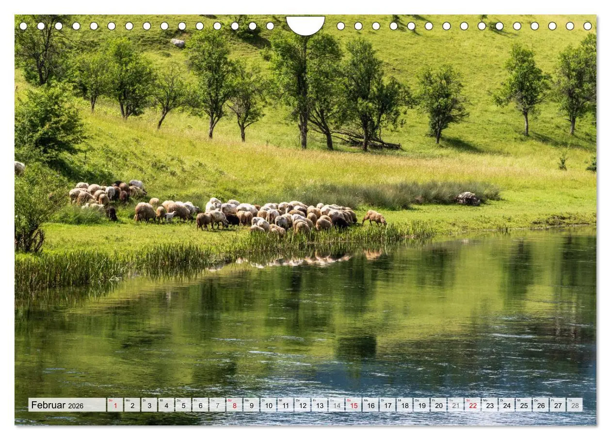 Bild: 9783457322932 | Wasserzauber Bosnien-Herzegowina (Wandkalender 2026 DIN A4 quer),...