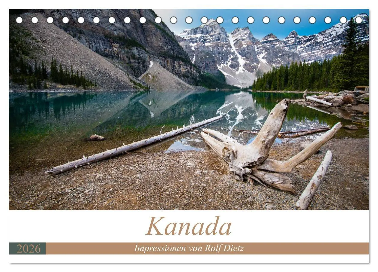 Cover: 9783457872932 | Kanada - Impressionen von Rolf Dietz (Tischkalender 2026 DIN A5...