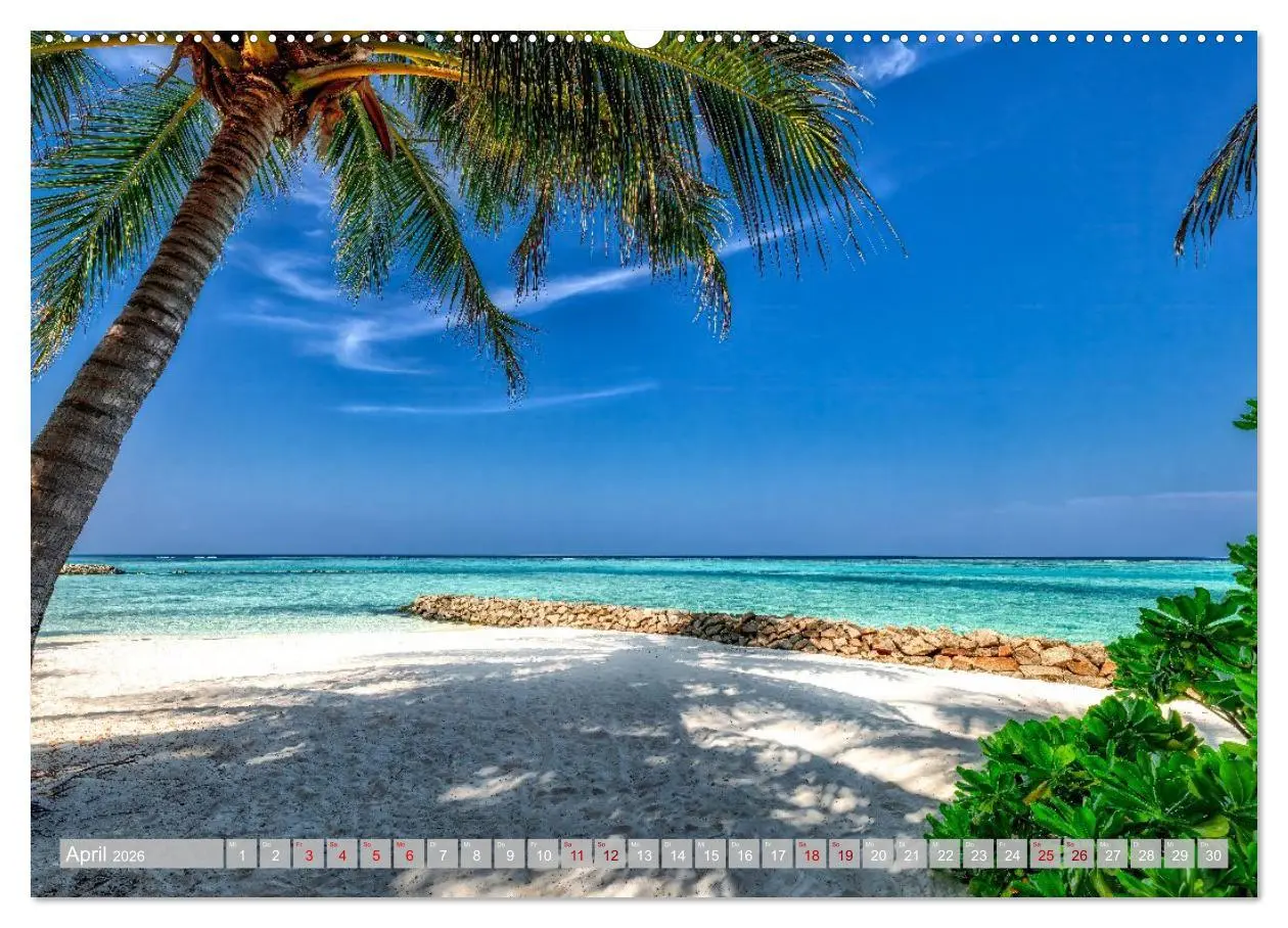 Bild: 9783457942932 | Malerische Malediven (hochwertiger Premium Wandkalender 2026 DIN A2...