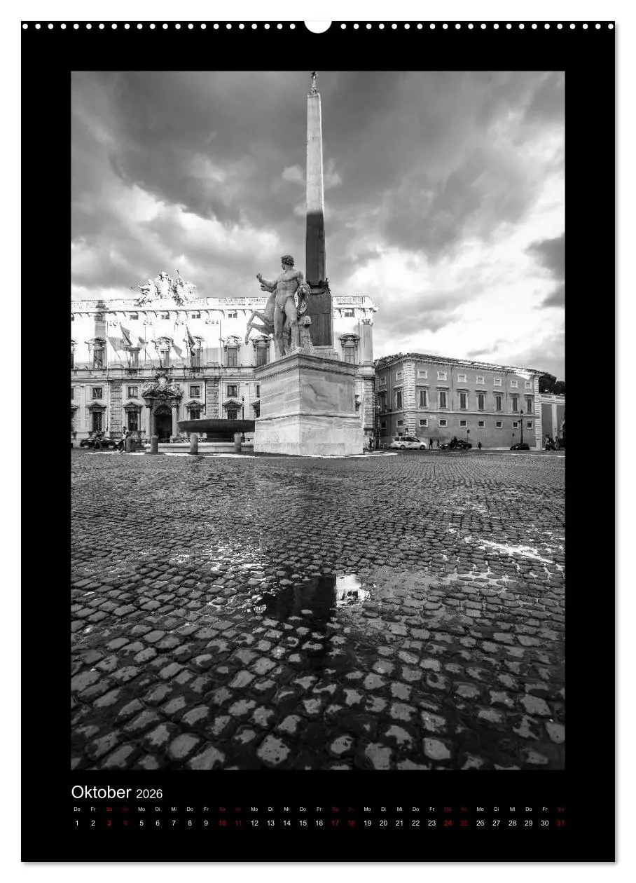 Bild: 9783516412932 | Monochrome Einblicke Rom (hochwertiger Premium Wandkalender 2026...