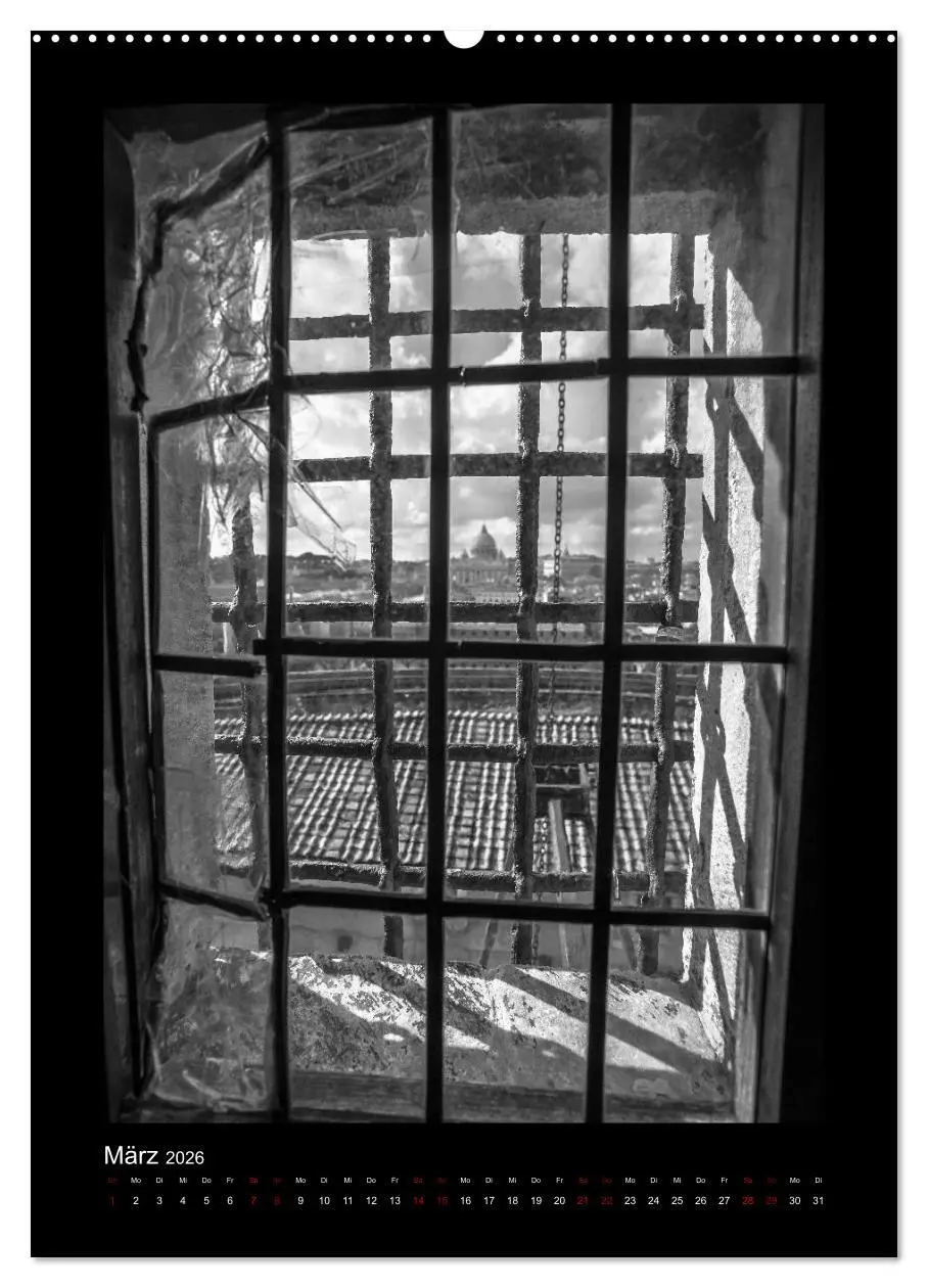 Bild: 9783516412932 | Monochrome Einblicke Rom (hochwertiger Premium Wandkalender 2026...