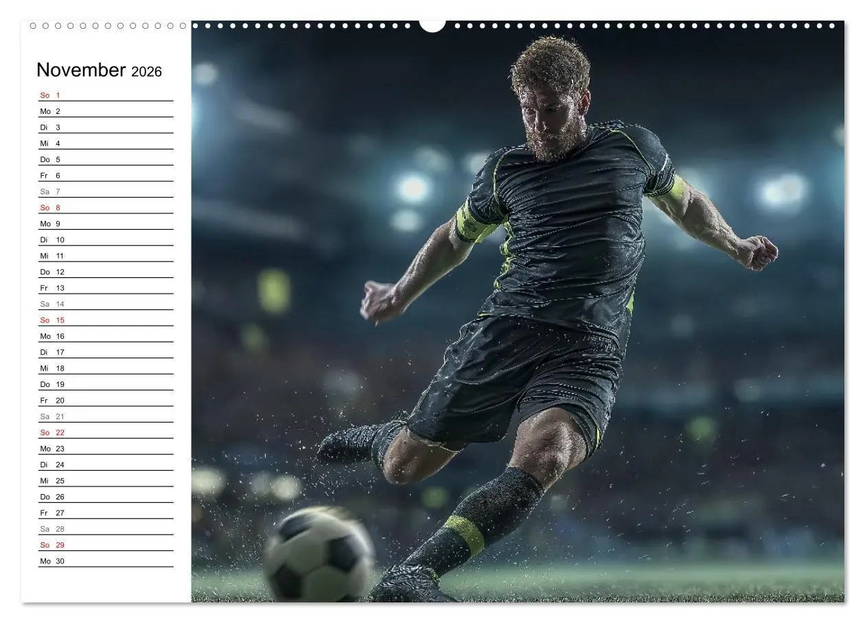 Bild: 9783516722932 | Fußball Kalender - Das Spiel unseres Lebens (Wandkalender 2026 DIN...