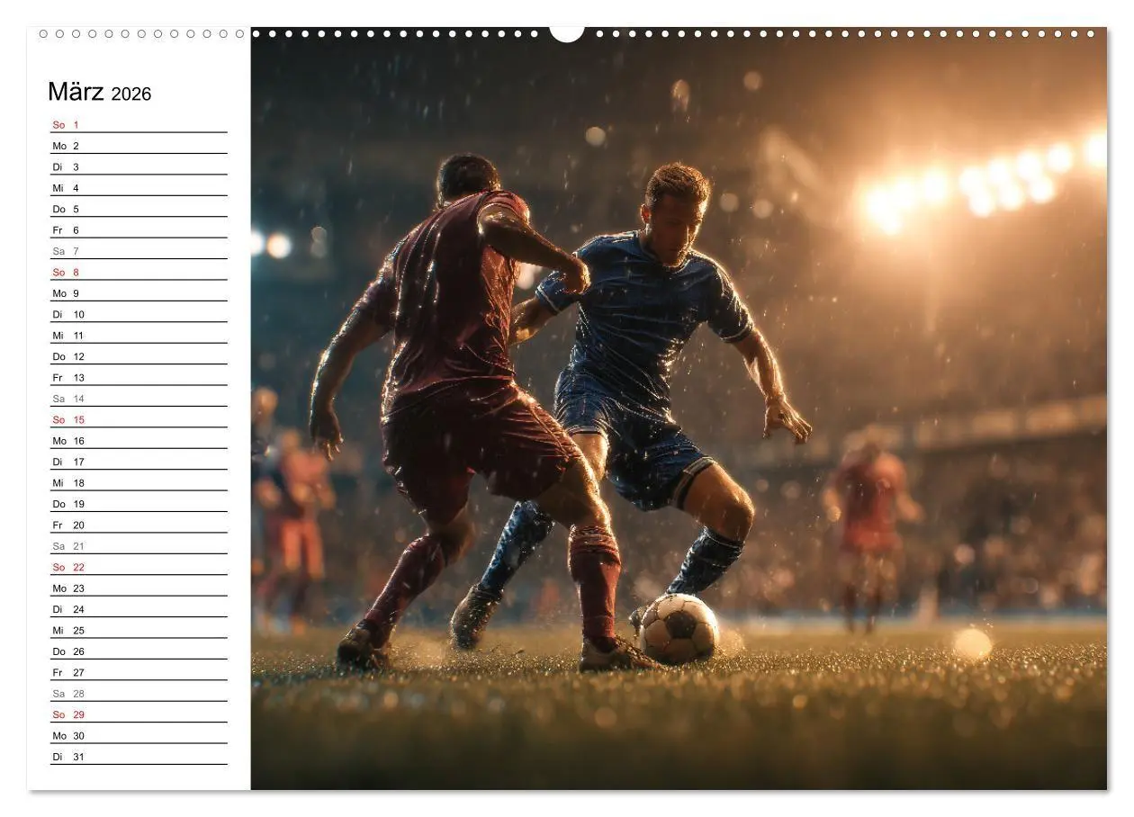 Bild: 9783516722932 | Fußball Kalender - Das Spiel unseres Lebens (Wandkalender 2026 DIN...