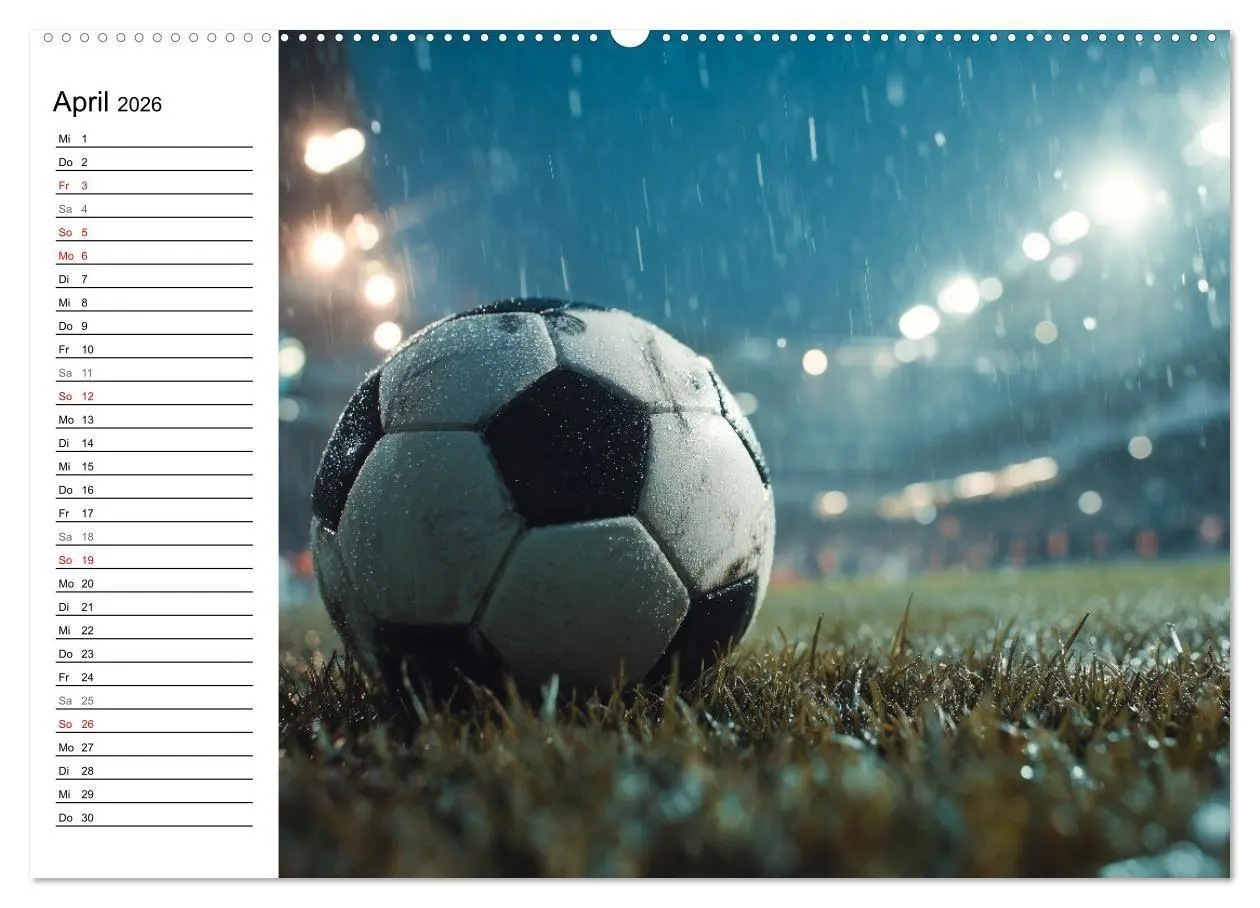 Bild: 9783516722932 | Fußball Kalender - Das Spiel unseres Lebens (Wandkalender 2026 DIN...