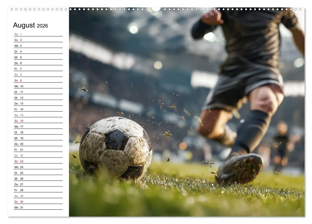 Bild: 9783516722932 | Fußball Kalender - Das Spiel unseres Lebens (Wandkalender 2026 DIN...