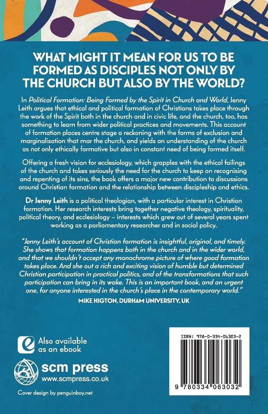 Rückseite: 9780334063032 | Political Formation | Being Formed by the Spirit in Church and World
