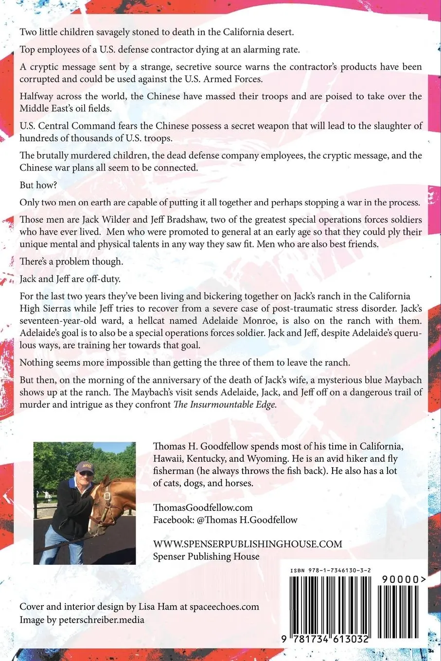 Rückseite: 9781734613032 | THE INSURMOUNTABLE EDGE | BOOK ONE | Thomas Goodfellow | Taschenbuch