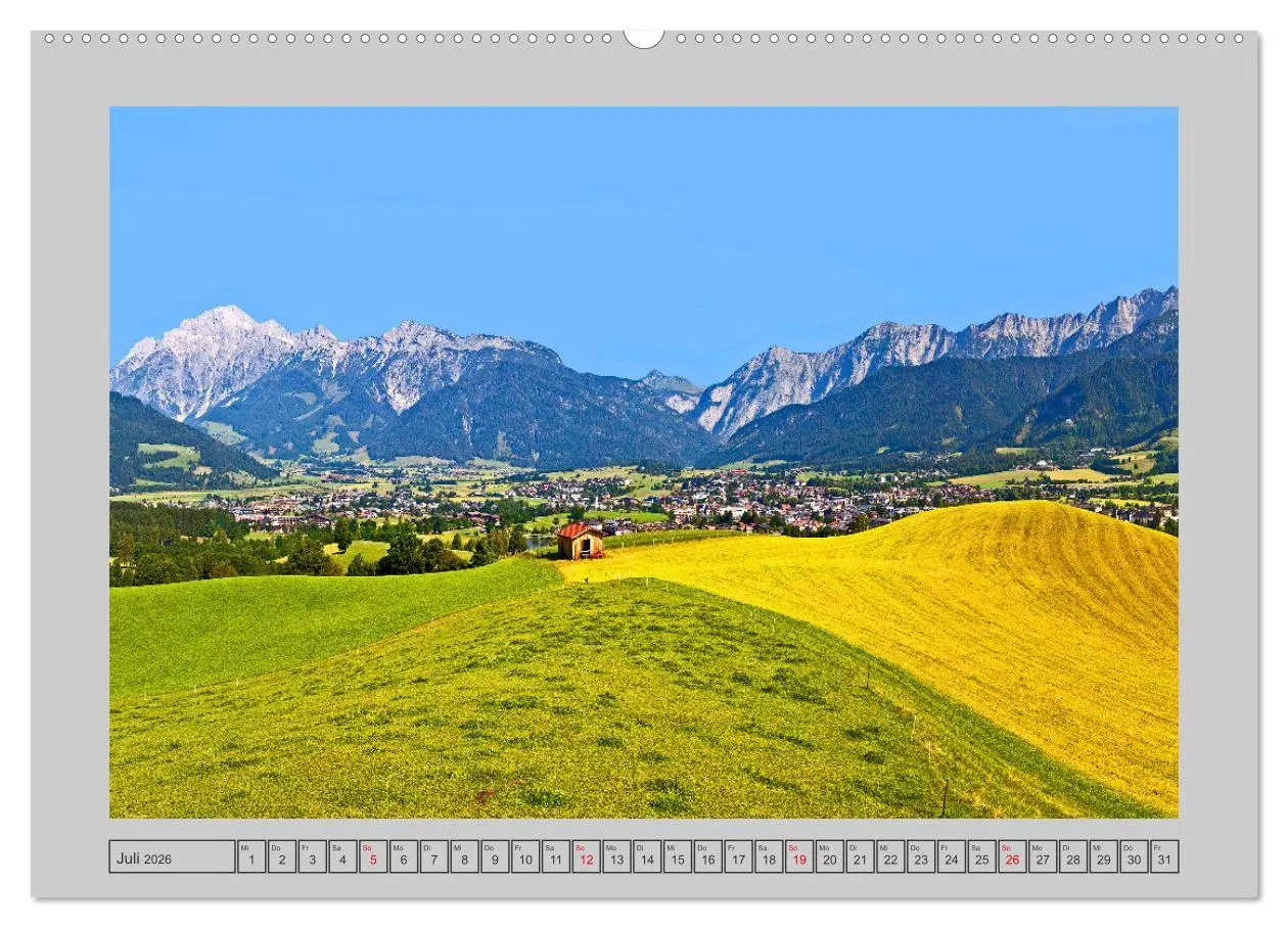Bild: 9783457453032 | Grüße aus Saalfelden (Wandkalender 2026 DIN A2 quer), CALVENDO...