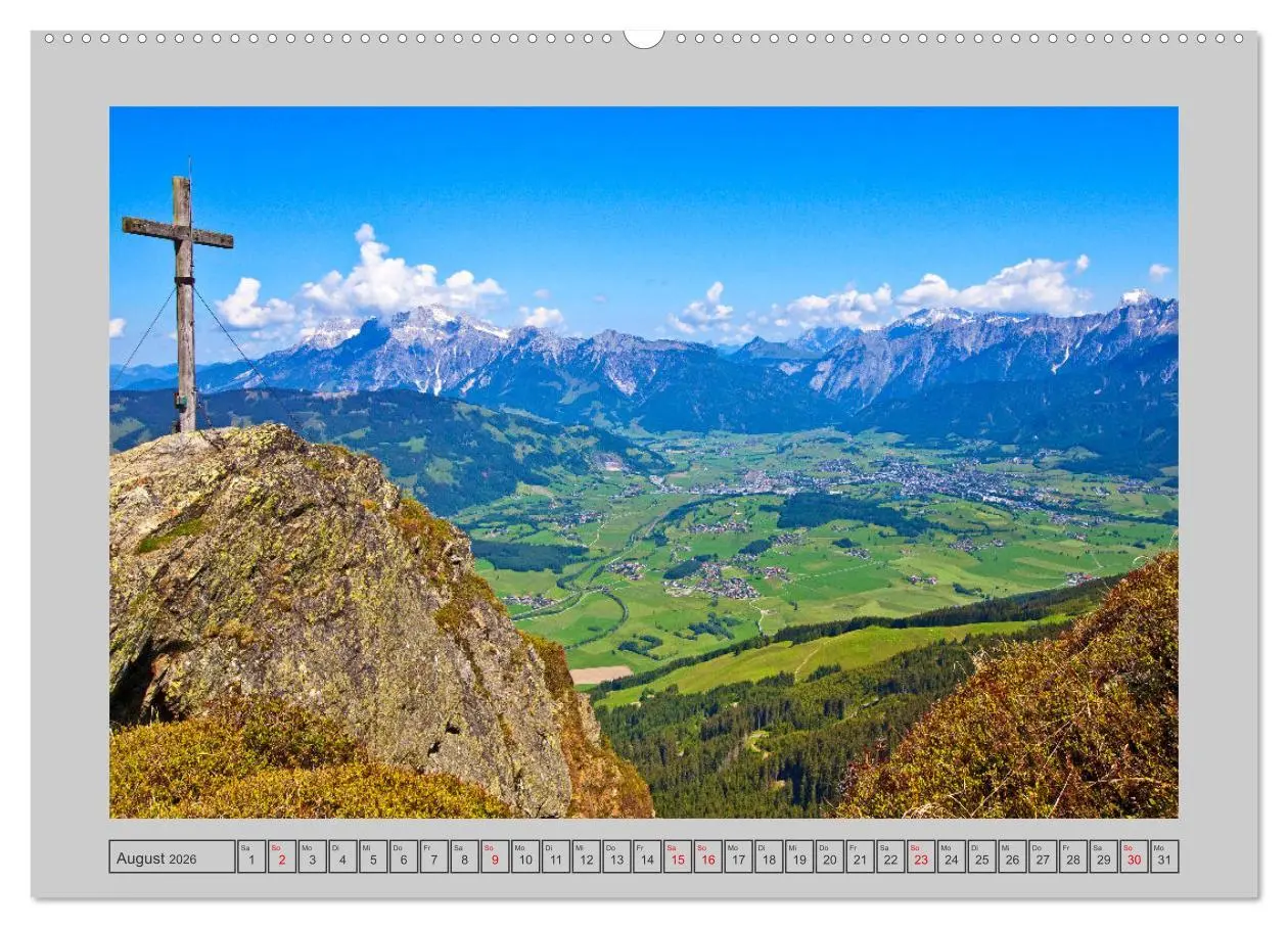 Bild: 9783457453032 | Grüße aus Saalfelden (Wandkalender 2026 DIN A2 quer), CALVENDO...