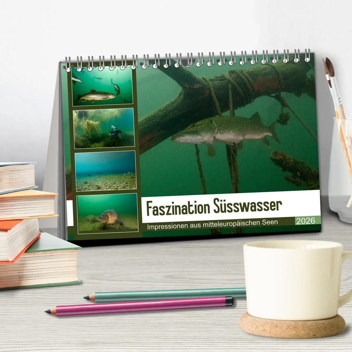 Bild: 9783457763032 | Faszination Süsswasser (Tischkalender 2026 DIN A5 quer), CALVENDO...