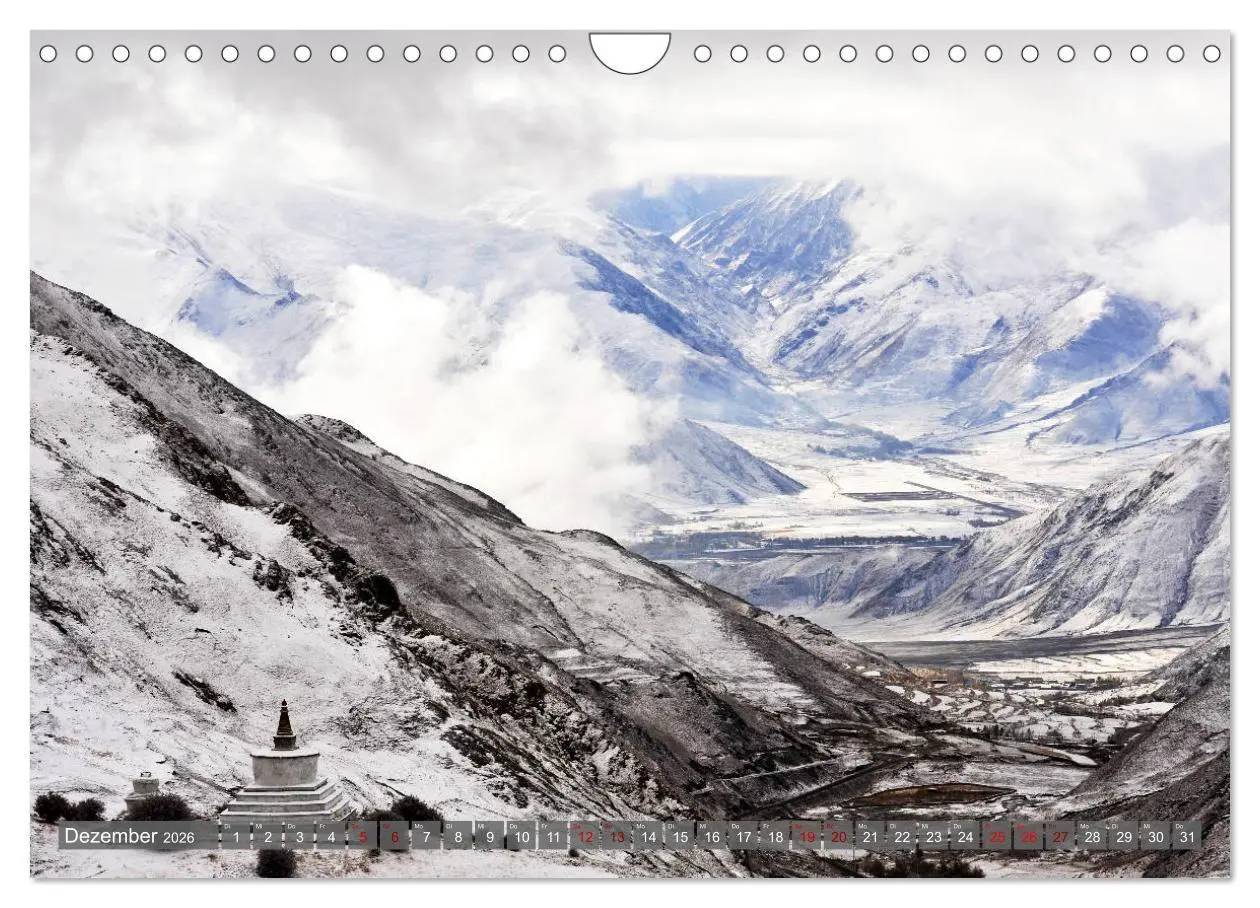 Bild: 9783457833032 | Tschörten, Architektur des Himalaya (Wandkalender 2026 DIN A4...