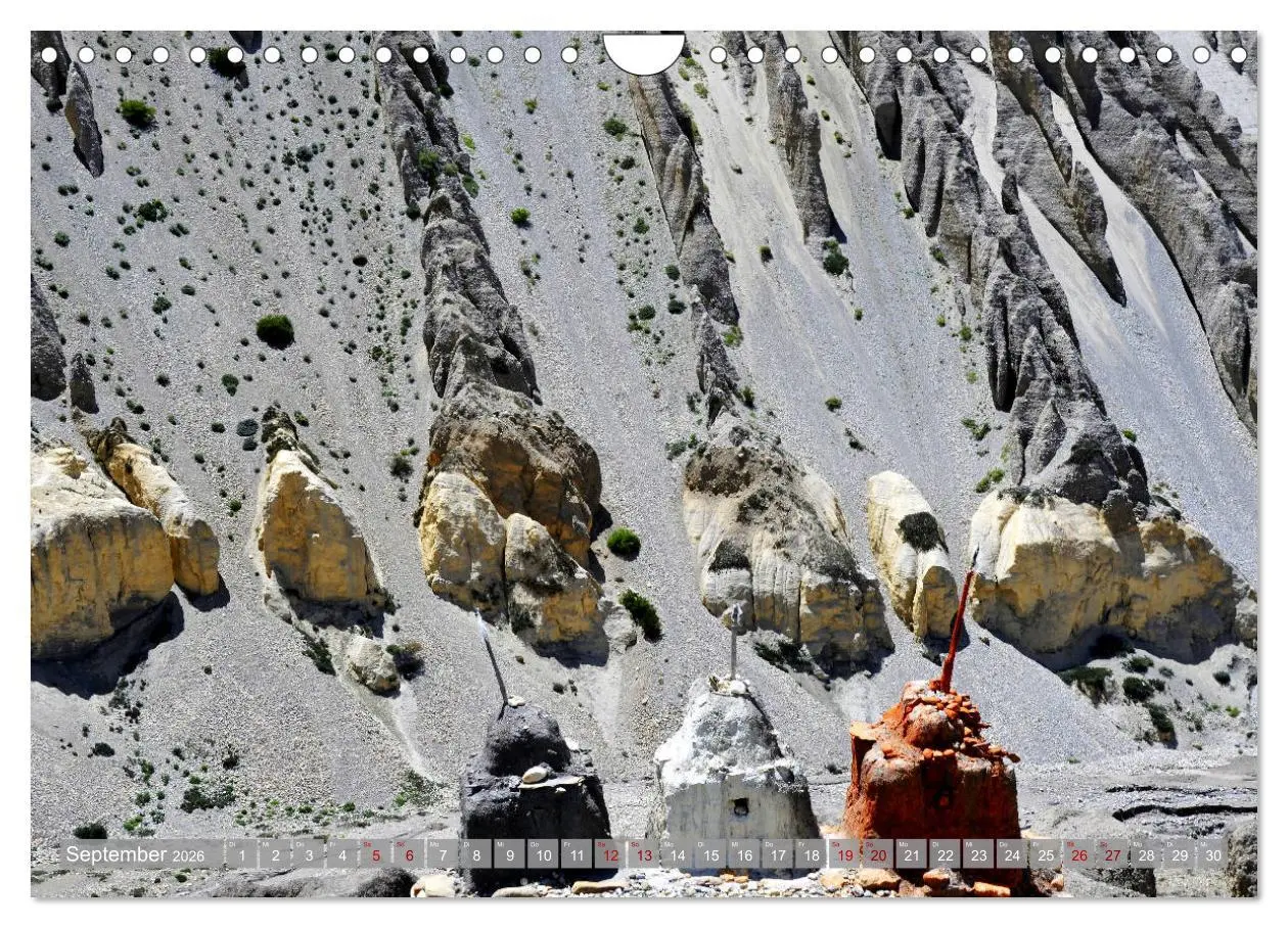 Bild: 9783457833032 | Tschörten, Architektur des Himalaya (Wandkalender 2026 DIN A4...