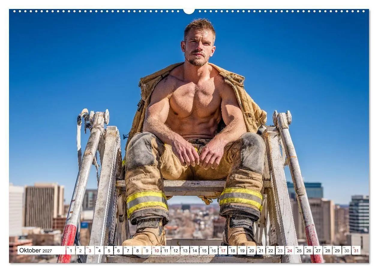 Bild: 9783516923032 | Feuerwehrmänner - Sexy Körper und heiße Flammen (Wandkalender 2027...