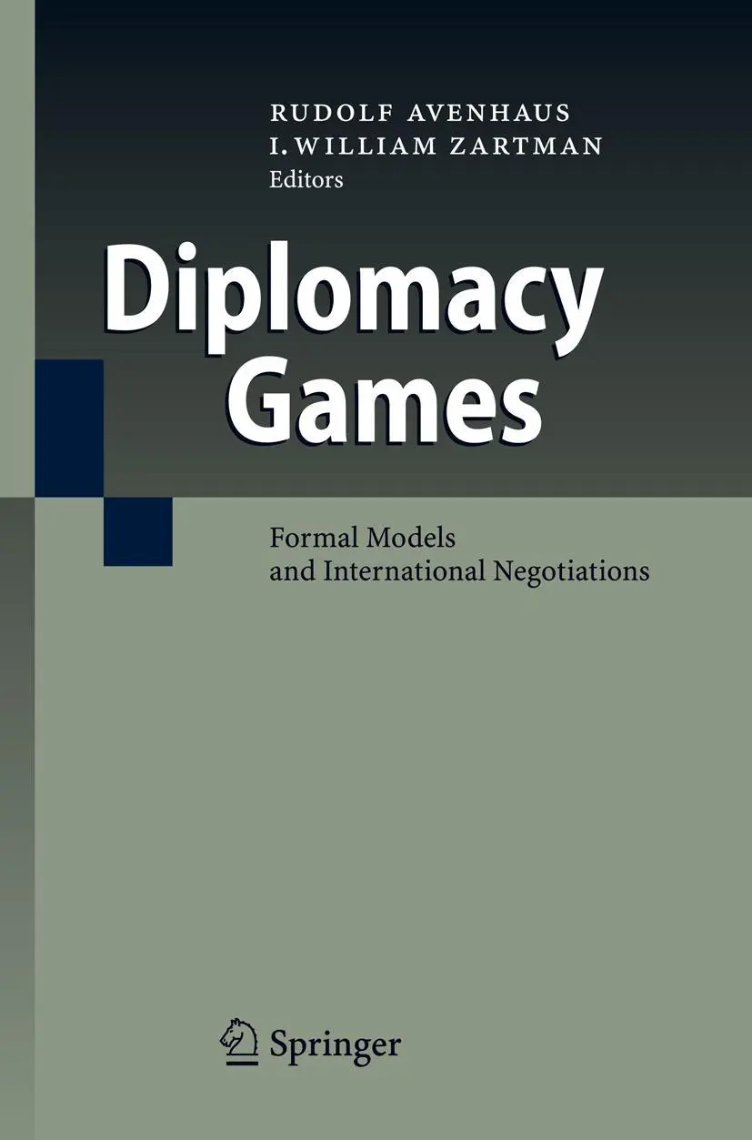 Cover: 9783540683032 | Diplomacy Games | Formal Models and International Negotiations | Buch