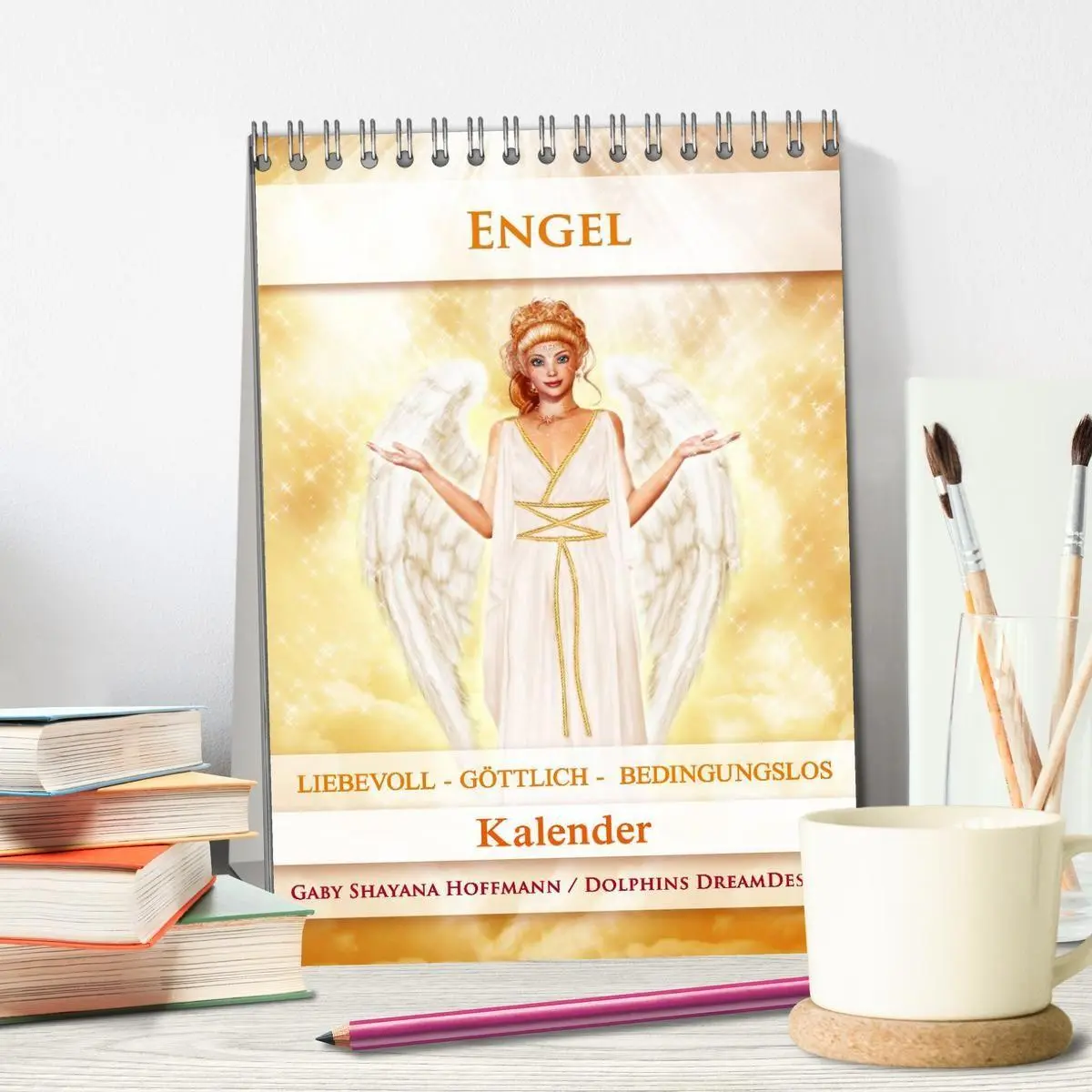 Bild: 9783594213032 | Engel - Kalender (Tischkalender 2027 DIN A5 hoch), CALVENDO...
