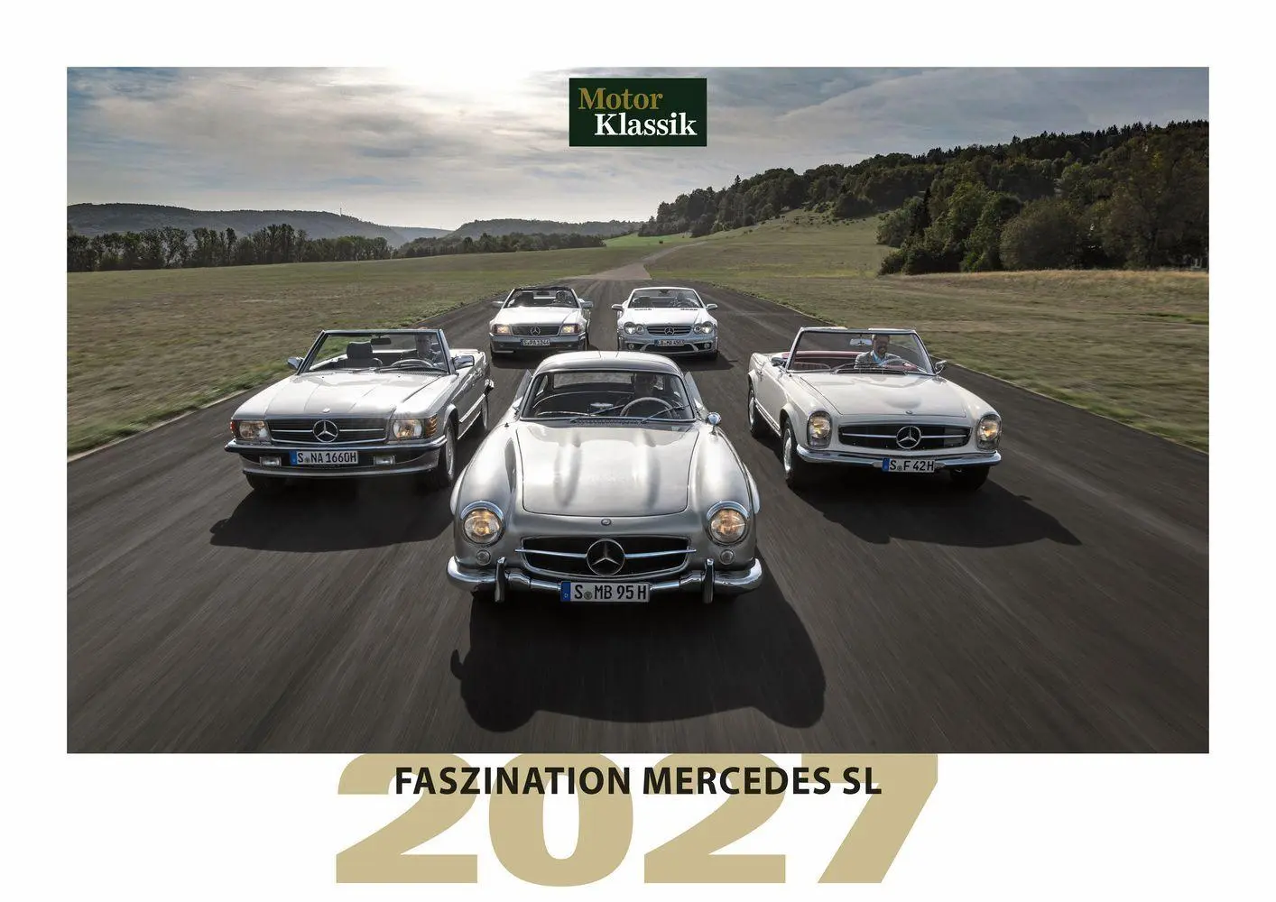 Cover: 9783613323032 | Motor Klassik Kalender 2027 | Faszination Mercedes SL | Kalender