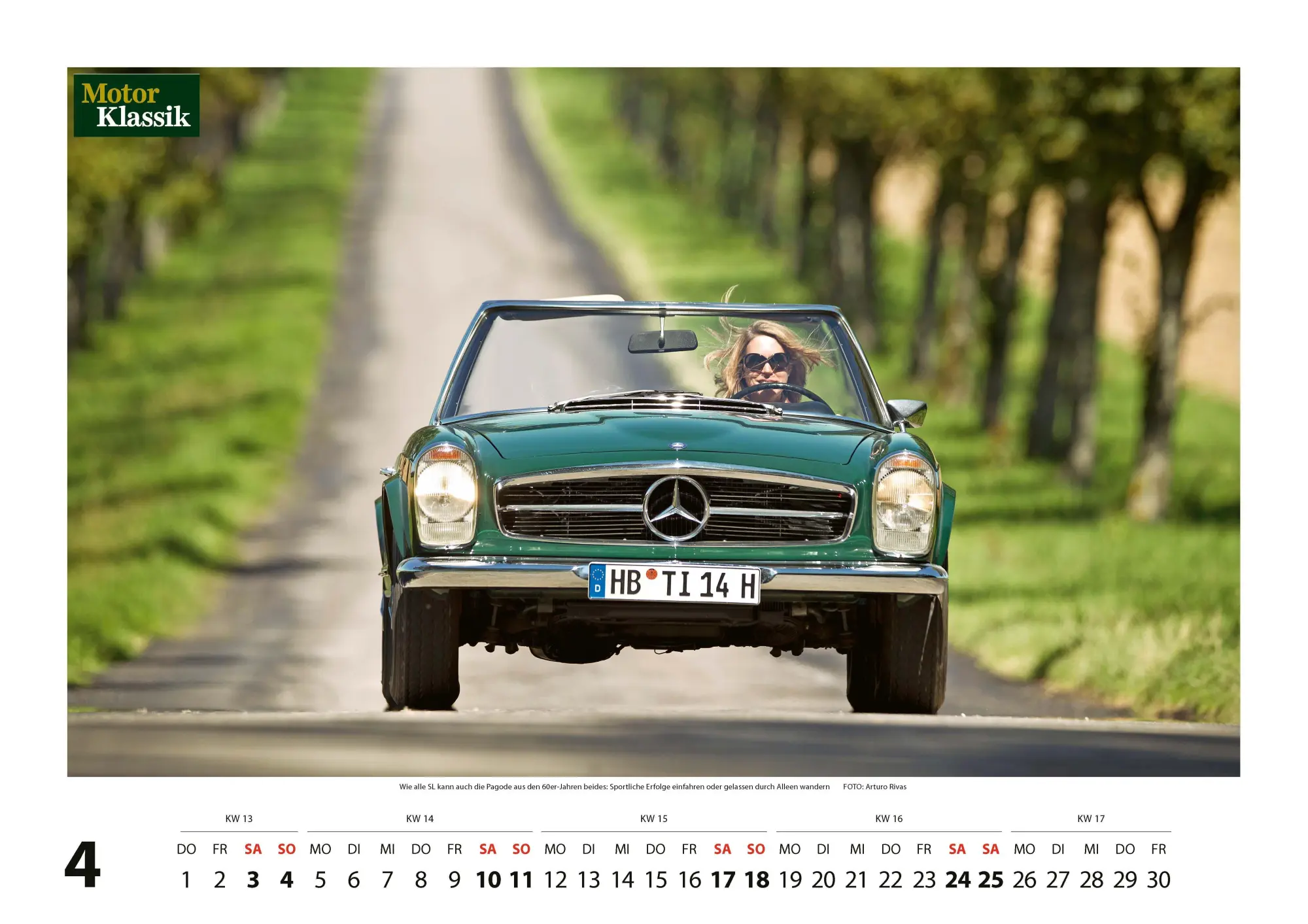 Bild: 9783613323032 | Motor Klassik Kalender 2027 | Faszination Mercedes SL | Kalender
