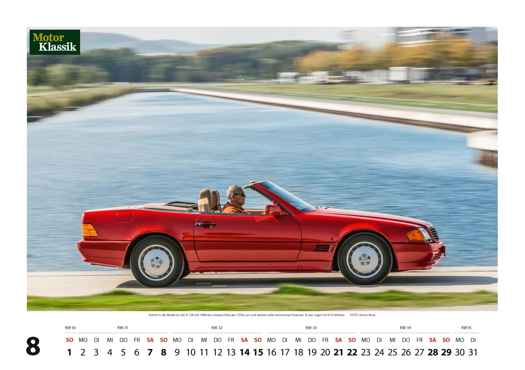 Bild: 9783613323032 | Motor Klassik Kalender 2027 | Faszination Mercedes SL | Kalender