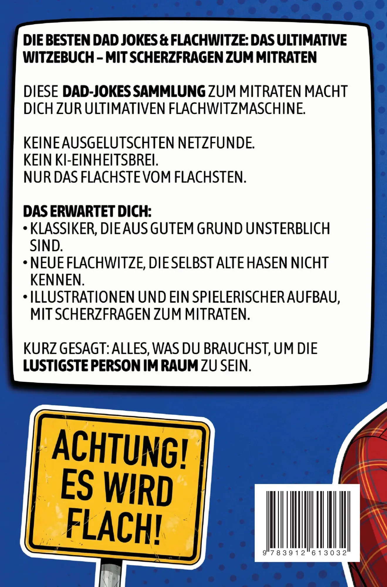 Rückseite: 9783912613032 | Die besten DAD JOKES &amp; FLACHWITZE: Das ULTIMATIVE Witzebuch - Mit...