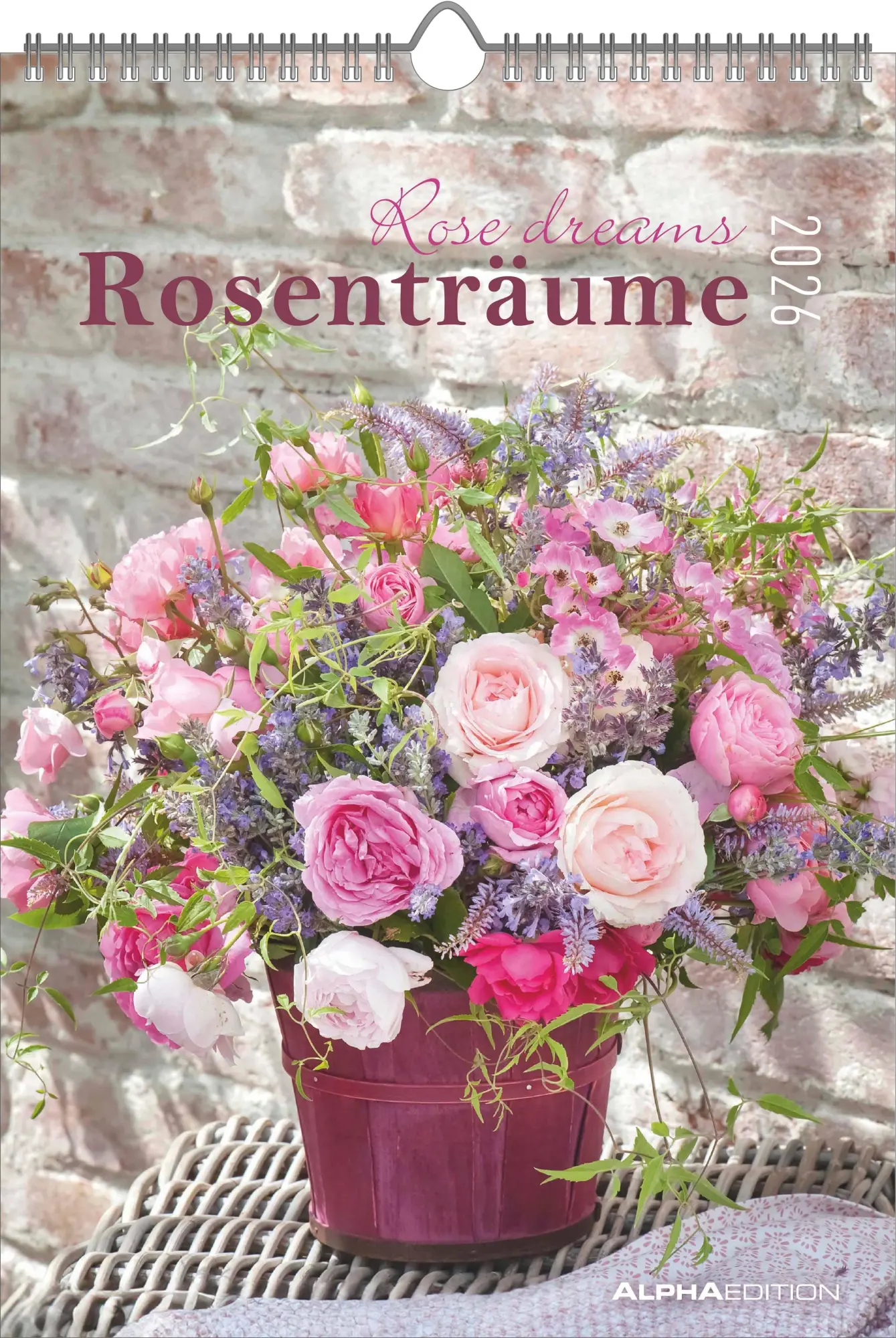 Cover: 4069095003132 | Rosenträume 2026 - Bildkalender 23,7x34 cm - Kalender mit Platz für...