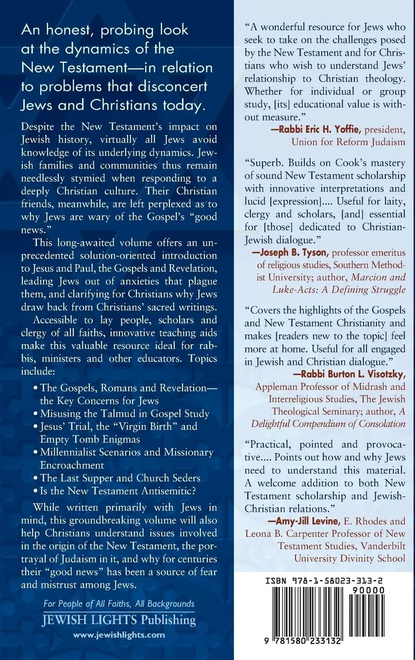 Rückseite: 9781580233132 | Modern Jews Engage the New Testament | Rabbi Michael J. Cook | Buch