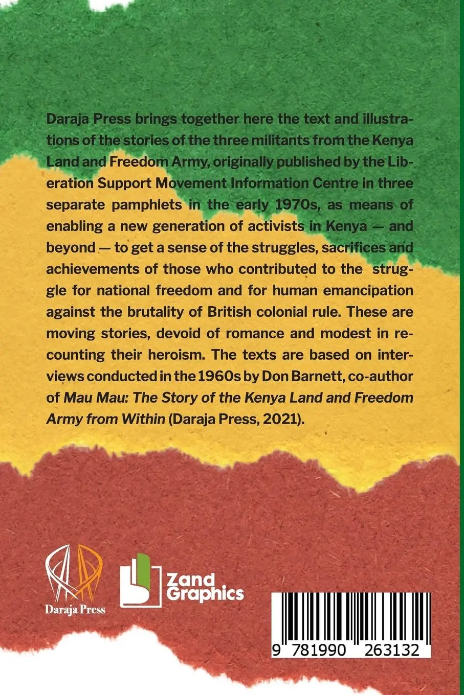 Rückseite: 9781990263132 | Life Histories from the Revolution | Karigo Muchai (u. a.) | Buch