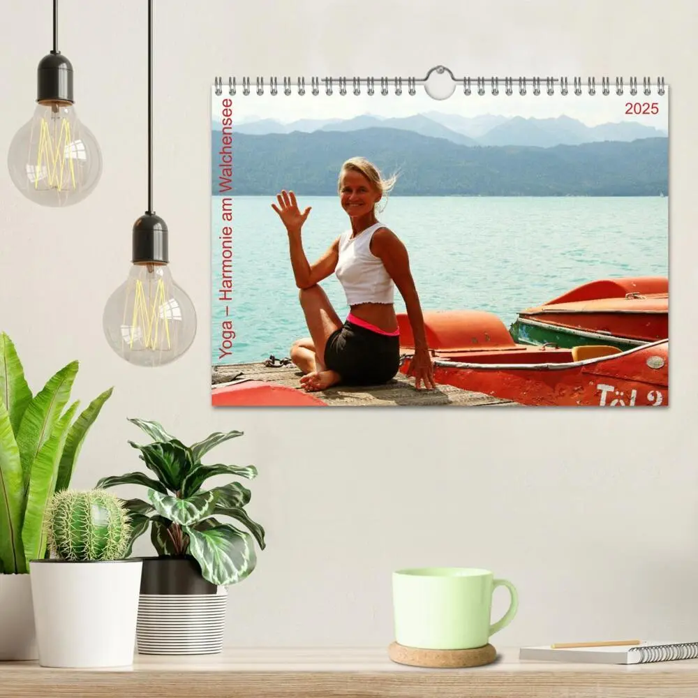 Bild: 9783435283132 | Yoga - Harmonie am Walchensee (Wandkalender 2025 DIN A4 quer),...