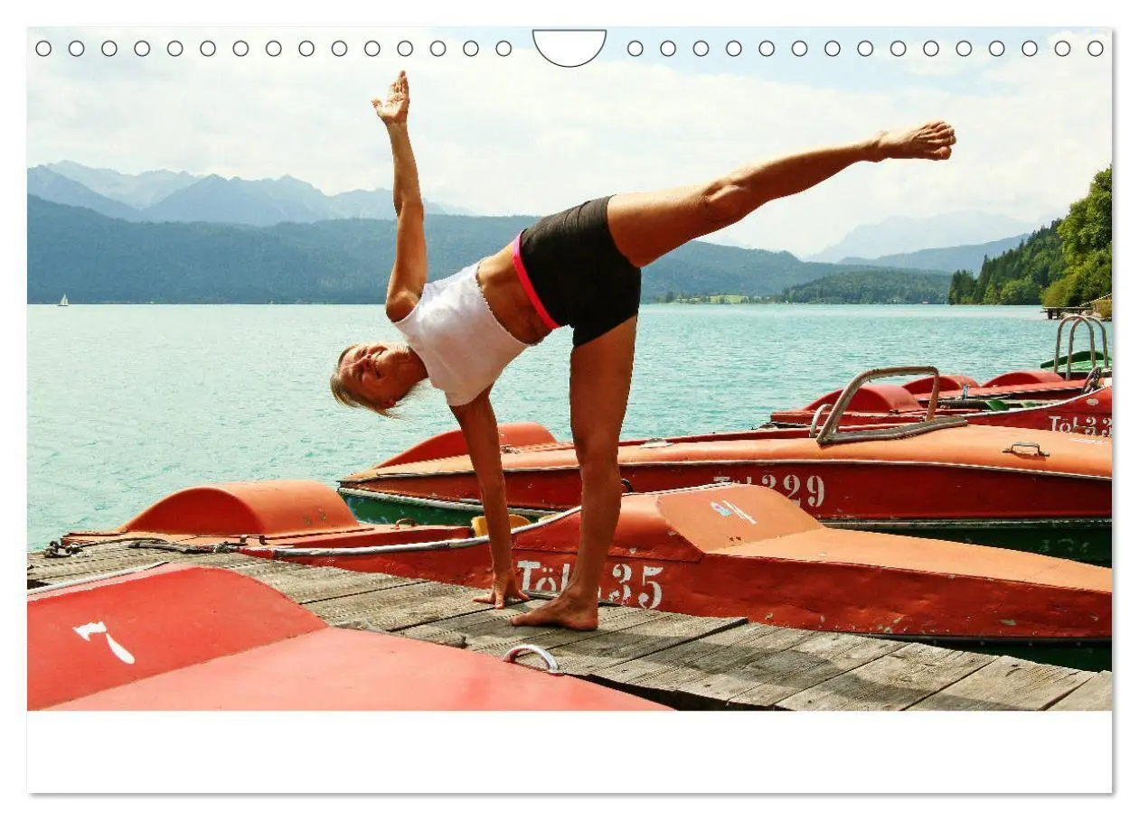 Bild: 9783435283132 | Yoga - Harmonie am Walchensee (Wandkalender 2025 DIN A4 quer),...