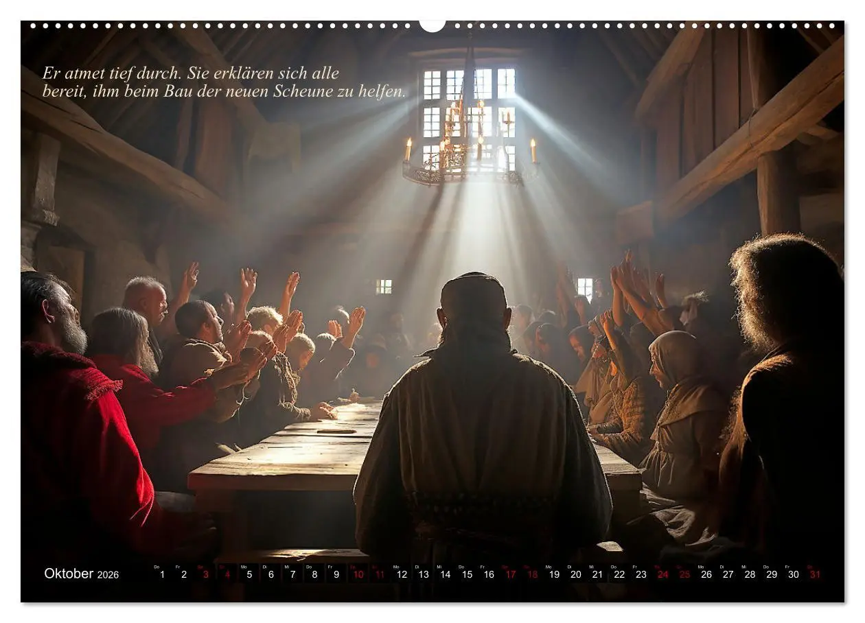 Bild: 9783457513132 | Mittelalter Lebensgeschichten (Wandkalender 2026 DIN A2 quer),...