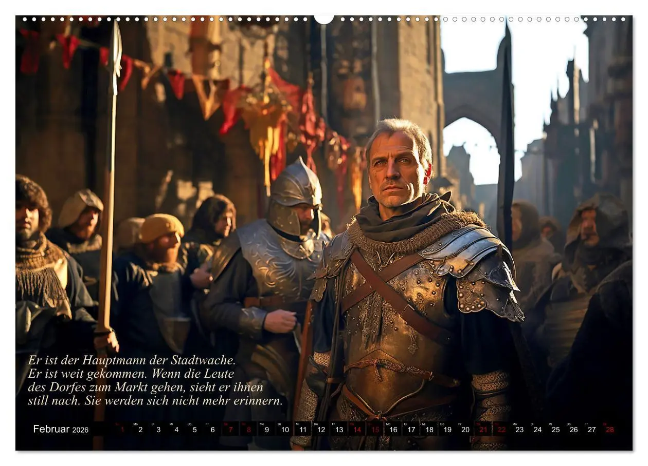 Bild: 9783457513132 | Mittelalter Lebensgeschichten (Wandkalender 2026 DIN A2 quer),...