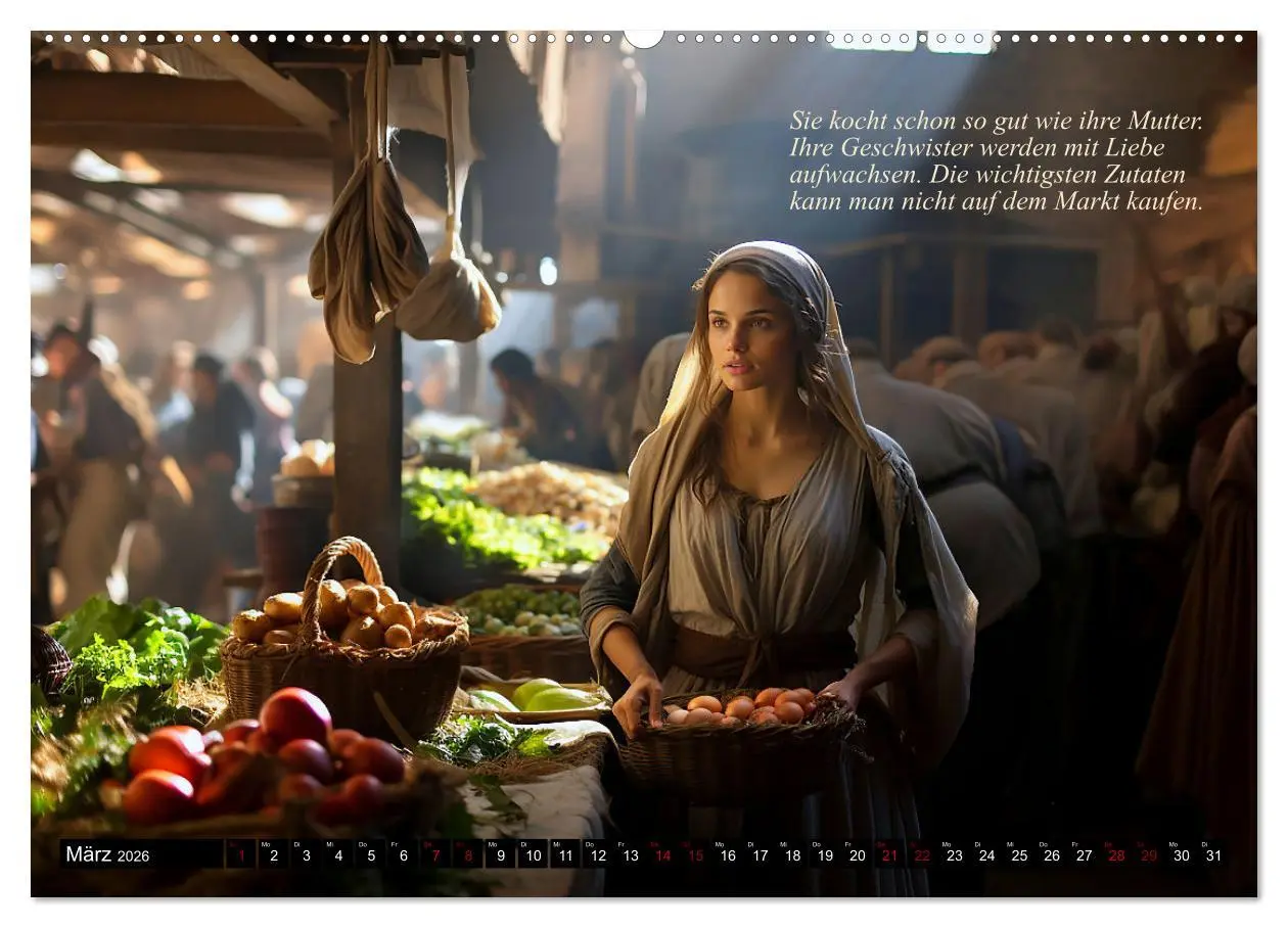 Bild: 9783457513132 | Mittelalter Lebensgeschichten (Wandkalender 2026 DIN A2 quer),...