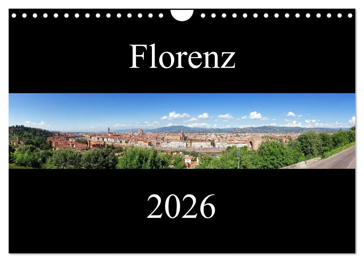 Cover: 9783516153132 | Florenz (Wandkalender 2026 DIN A4 quer), CALVENDO Monatskalender