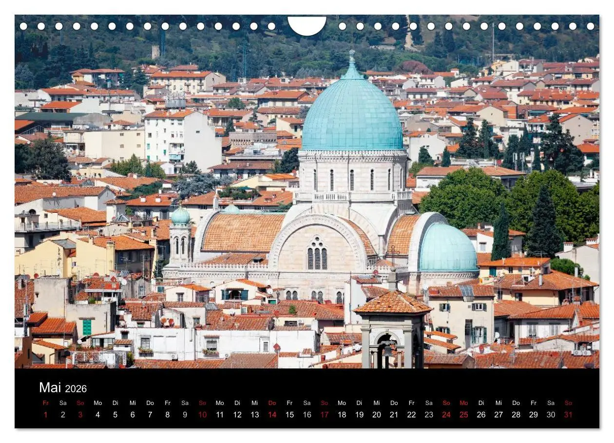 Bild: 9783516153132 | Florenz (Wandkalender 2026 DIN A4 quer), CALVENDO Monatskalender
