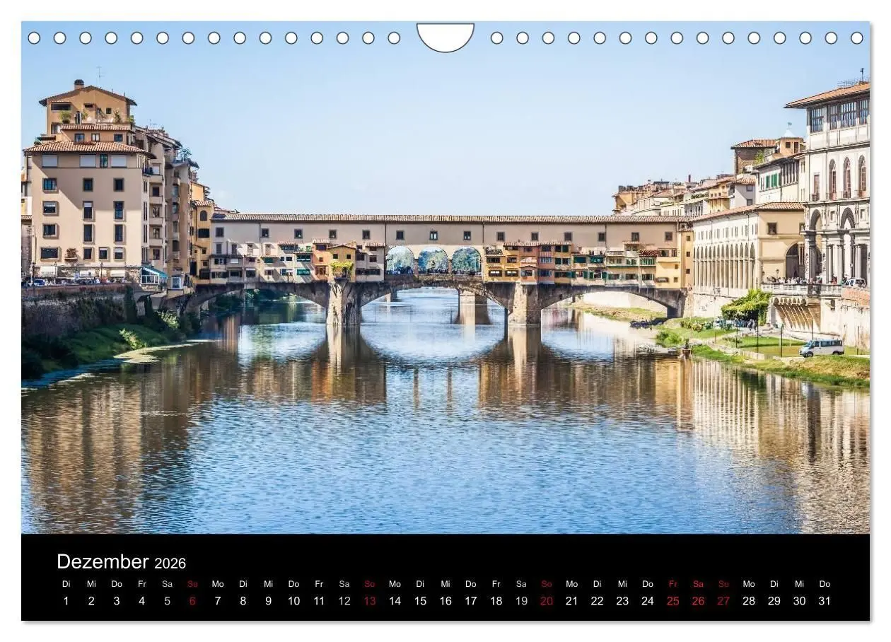 Bild: 9783516153132 | Florenz (Wandkalender 2026 DIN A4 quer), CALVENDO Monatskalender