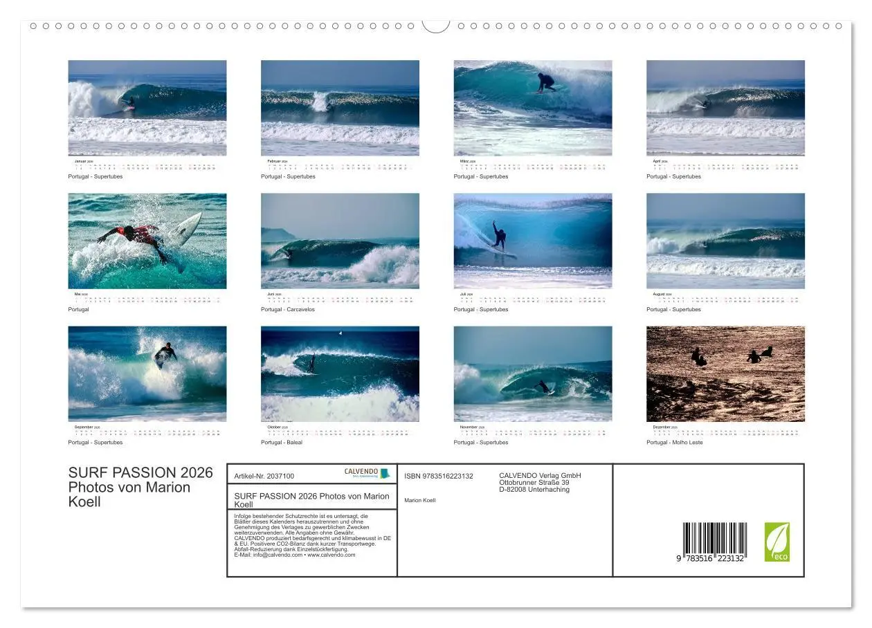 Bild: 9783516223132 | SURF PASSION 2026 Photos von Marion Koell (hochwertiger Premium...