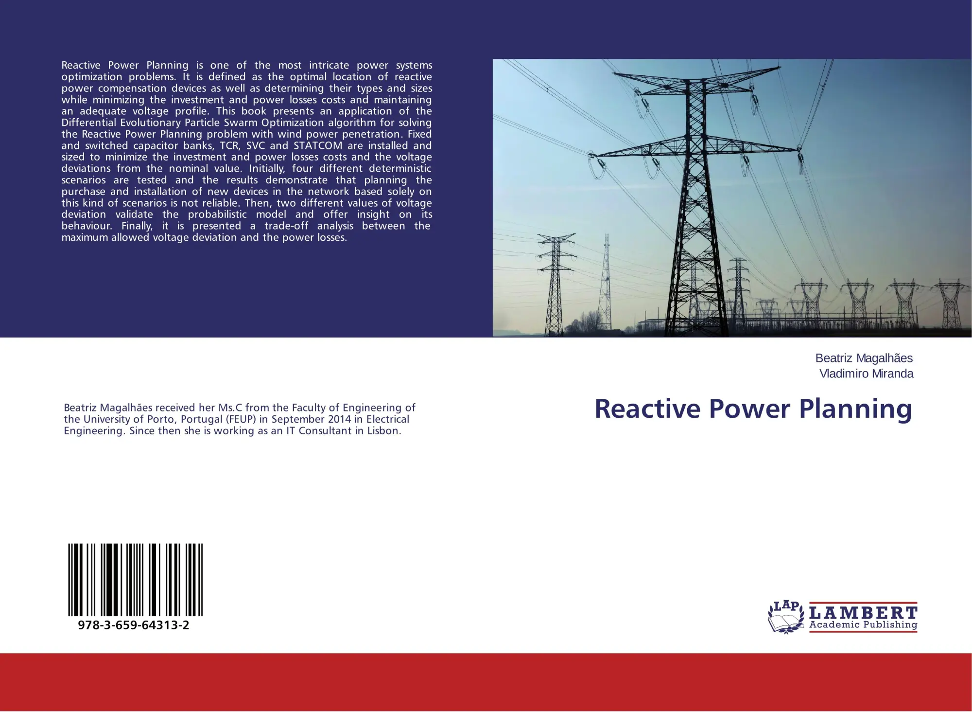 Cover: 9783659643132 | Reactive Power Planning | Beatriz Magalhães (u. a.) | Taschenbuch