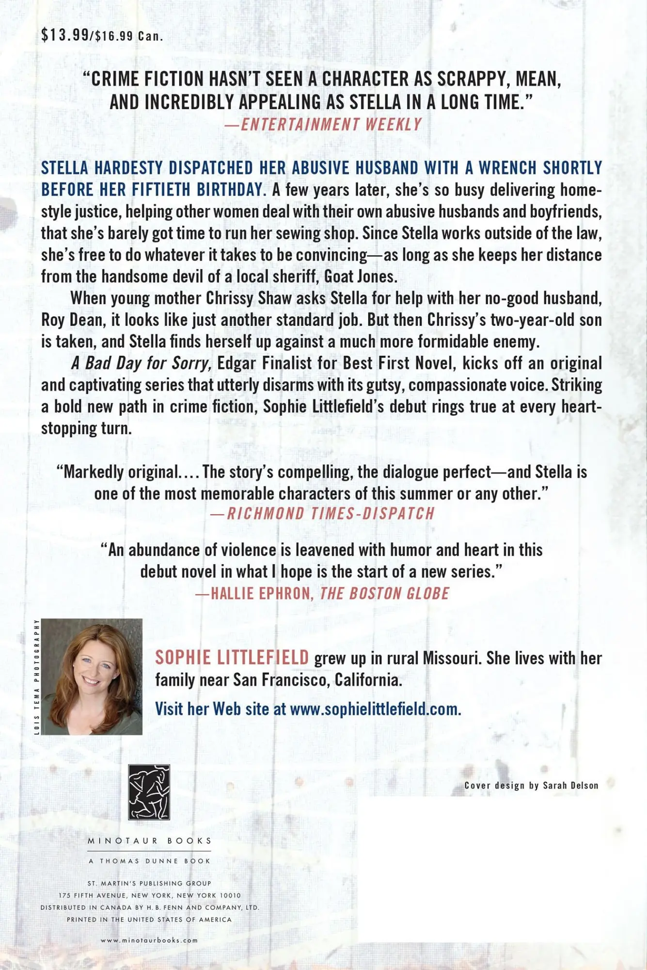 Rückseite: 9780312643232 | A Bad Day for Sorry | Sophie Littlefield | Taschenbuch | Englisch