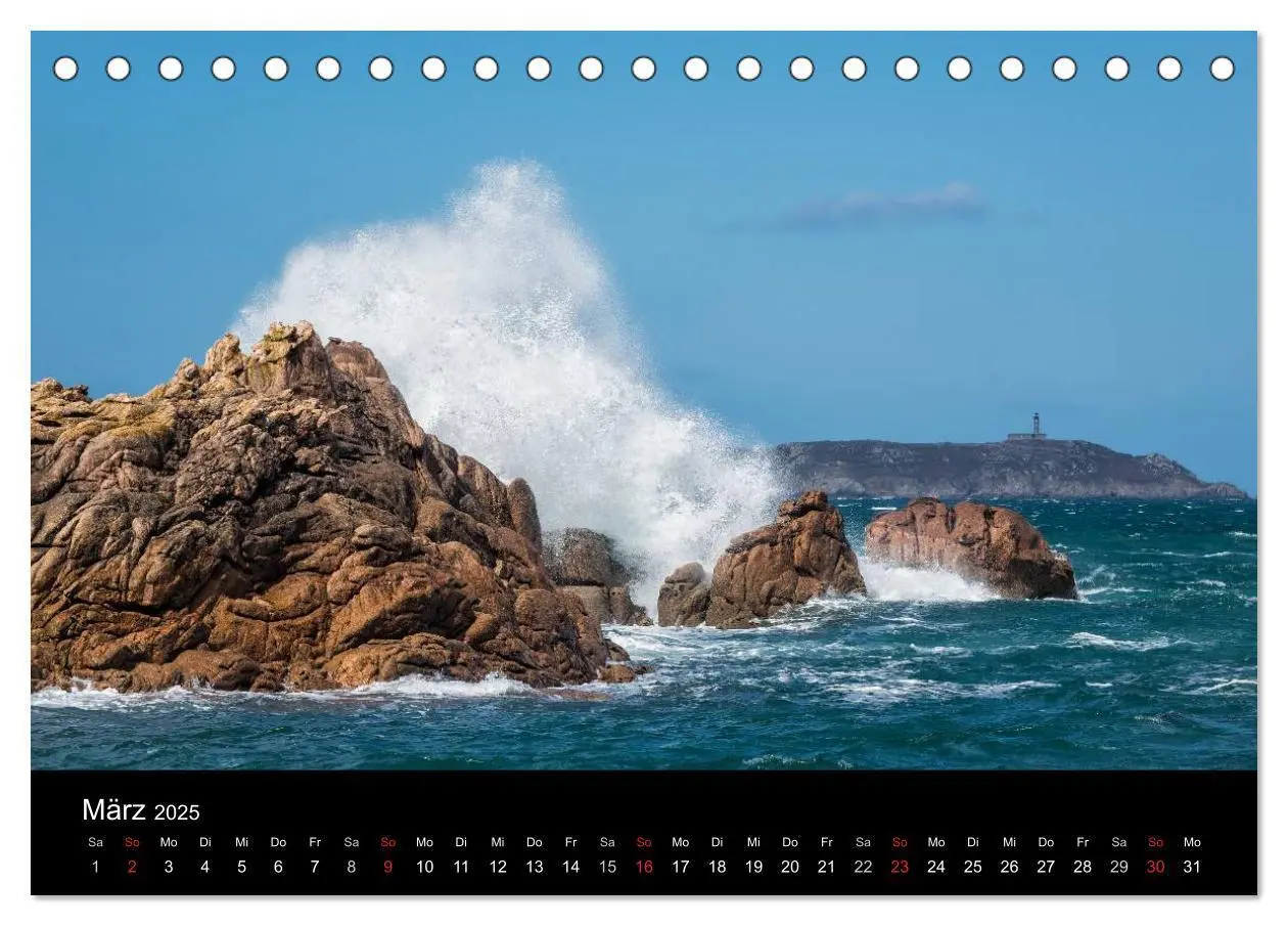 Bild: 9783435653232 | Unterwegs in der Bretagne (Tischkalender 2025 DIN A5 quer),...