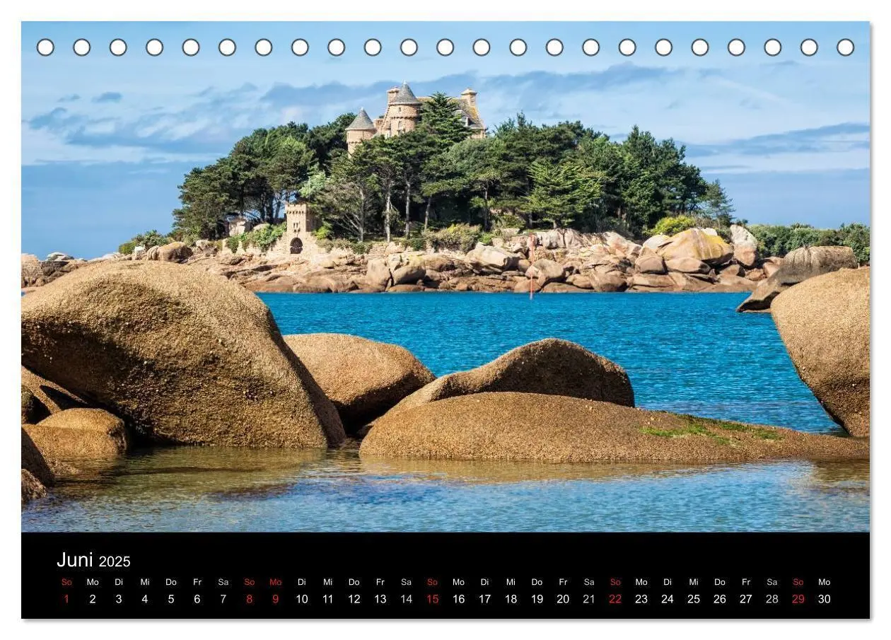 Bild: 9783435653232 | Unterwegs in der Bretagne (Tischkalender 2025 DIN A5 quer),...