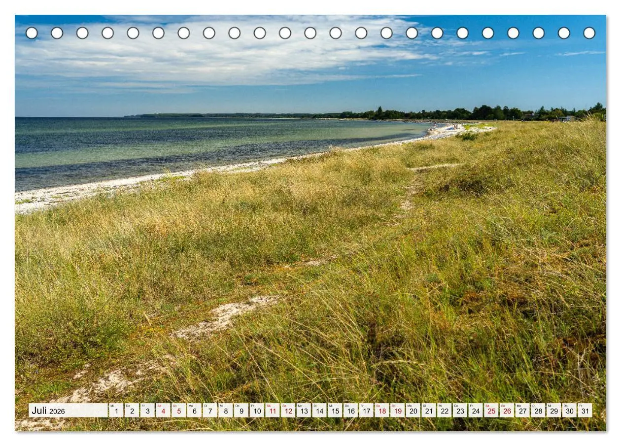 Bild: 9783457673232 | Dänemark - Insel Mön (Tischkalender 2026 DIN A5 quer), CALVENDO...
