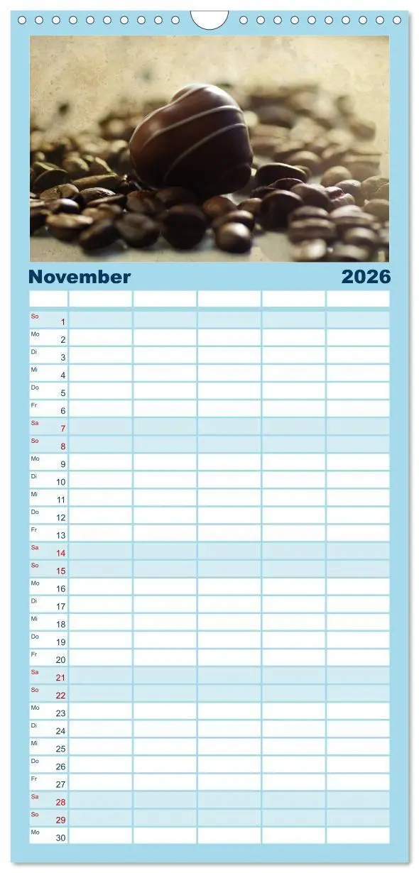 Bild: 9783516523232 | Familienplaner 2026 - Kaffee-Pause Terminkalender mit 5 Spalten...