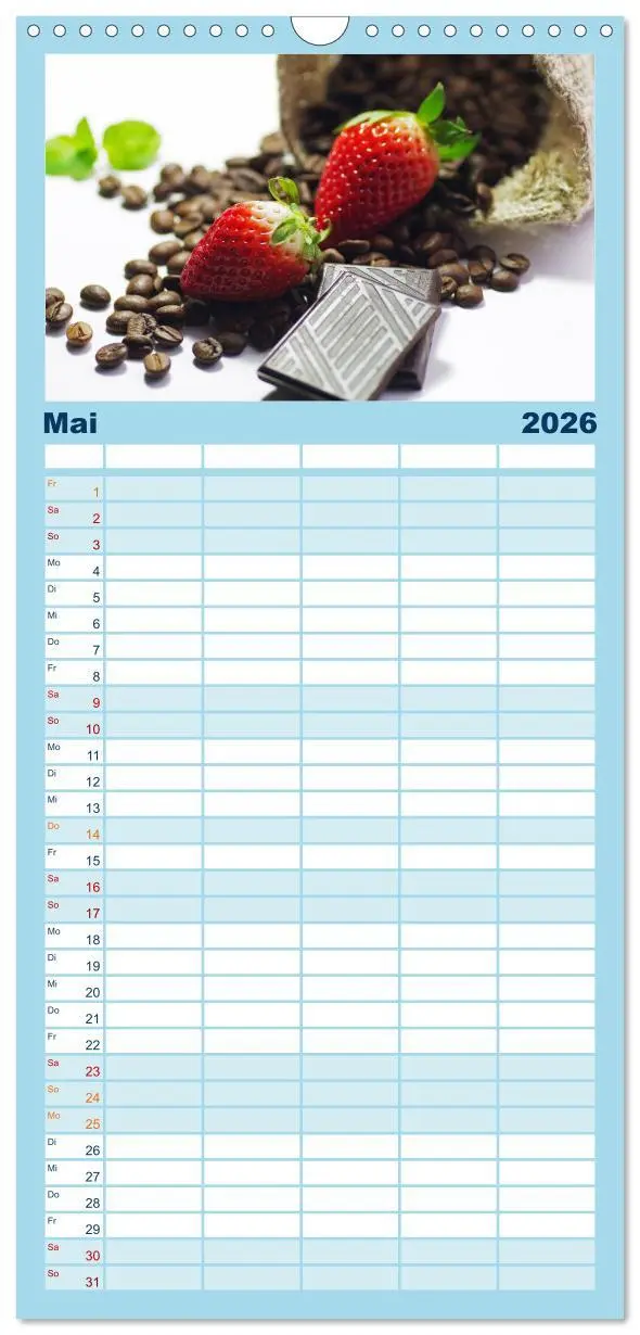 Bild: 9783516523232 | Familienplaner 2026 - Kaffee-Pause Terminkalender mit 5 Spalten...