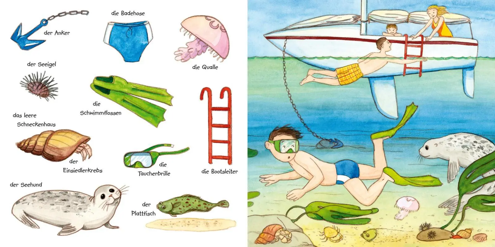Bild: 9783551173232 | Mein kleines buntes Bildwörterbuch: Hafen, Strand und Meer | Bietz