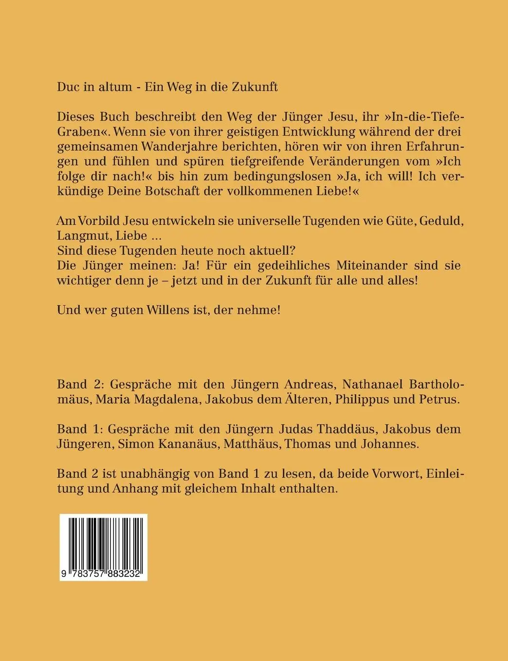 Rückseite: 9783757883232 | Duc in altum - Grabe in die Tiefe | Johannes Klaus Pölzl | Taschenbuch