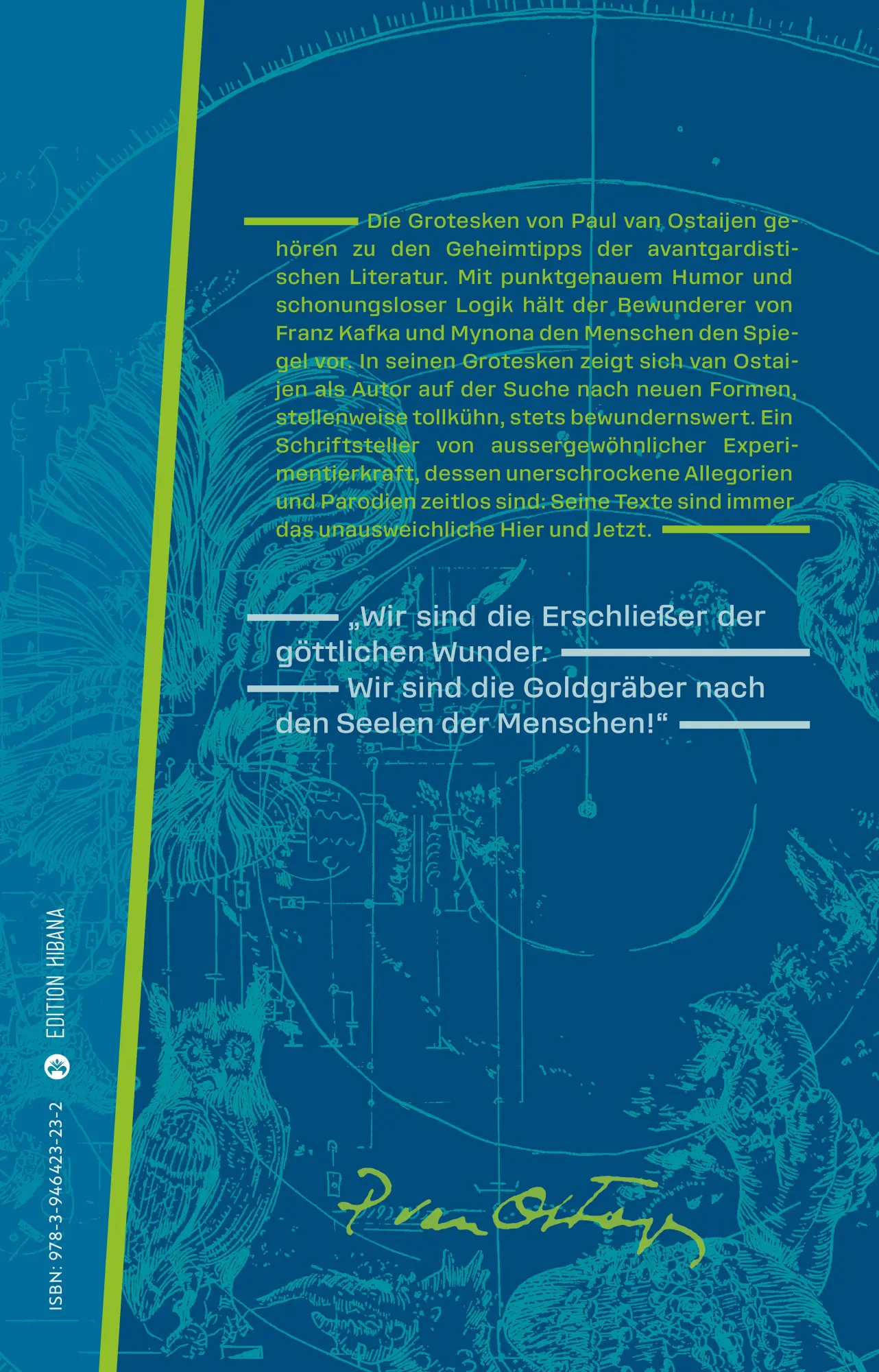 Rückseite: 9783946423232 | Das Gefängnis im Himmel | Grotesken | Paul Van Ostaijen | Buch | 2024