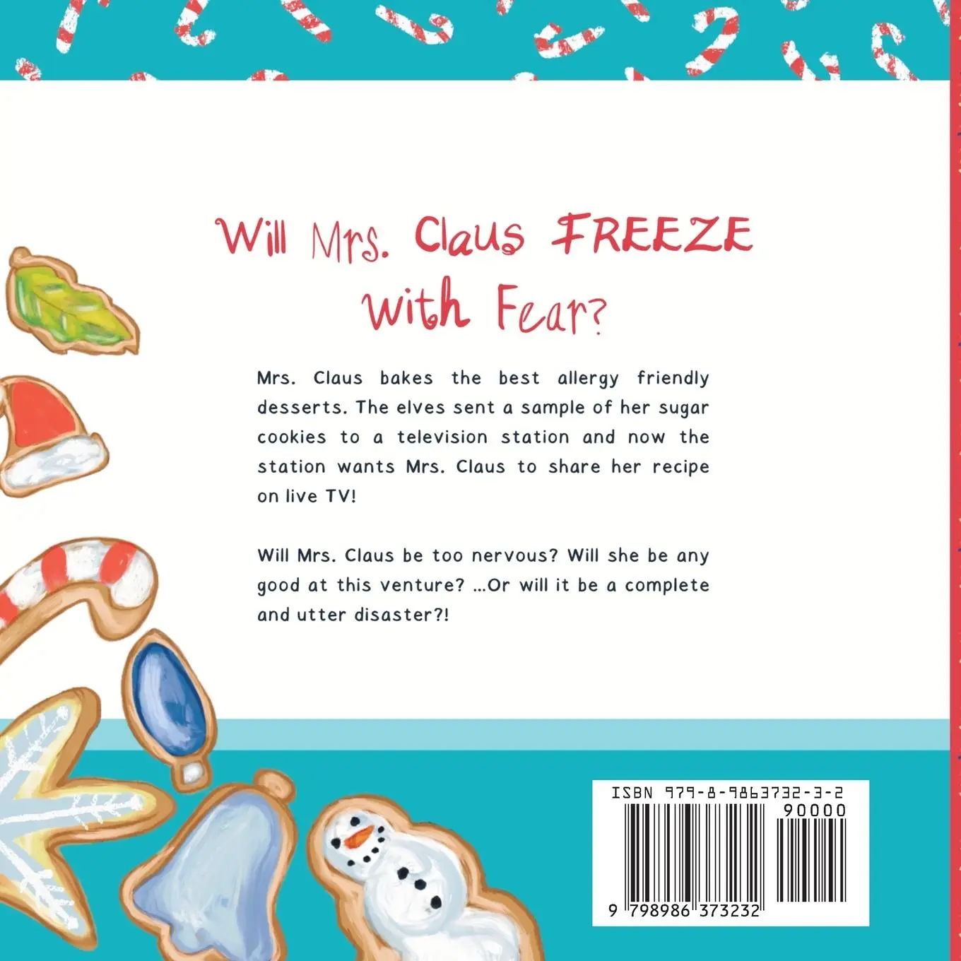Rückseite: 9798986373232 | Mrs. Claus is an Allergy Friendly Baking Boss! | Monique Faella | Buch