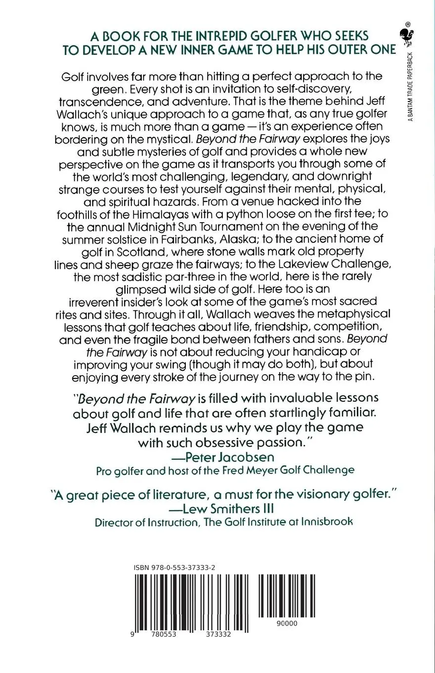 Rückseite: 9780553373332 | Beyond the Fairway | Jeff Wallach | Taschenbuch | Englisch | 1995